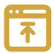 Icono de actualizaciones y mejoras en software