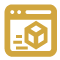 Icono de gestión logística para ISP