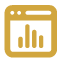 Icono de generación de informes y estadísticas