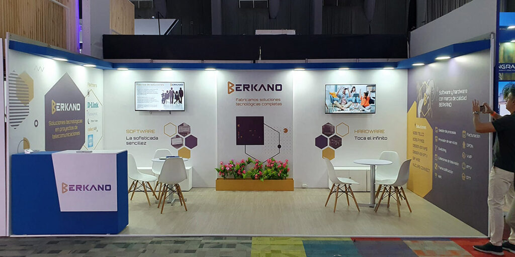 Stand de BERKANO en la feria Andina Link 2023